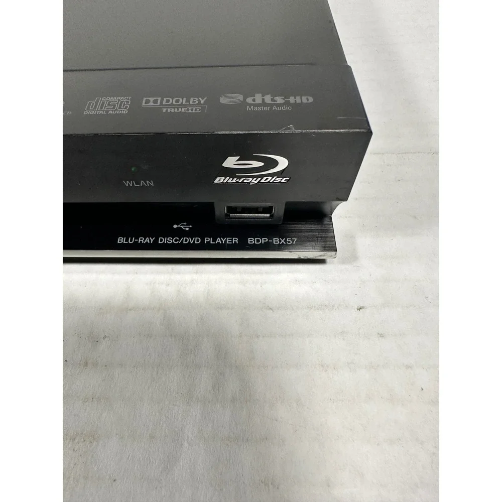 Sony BDP-BX57 Blu-ray DVD Player 3D Wi-Fi HDMI USB Black Streaming Media Player